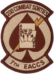 7th Expeditionary Airborne Command and Control Squadron 200 Combat Sorties
Keywords: desert
