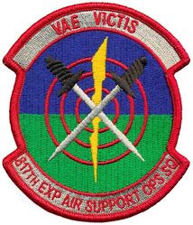 817th Expeditionary Air Support Operations Squadron
The 817 EASOS provides Tactical Command and Control of air power assets to the Joint Forces Air Component Commander and Joint Forces Land Component Commander for combat operations in theater.
