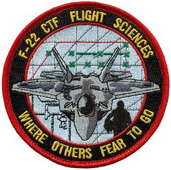 411th Flight Test Squadron F-22 Combined Test Force  Flight Sciences
