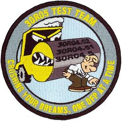 461st Flight Test Squadron 30R05 Test Team
