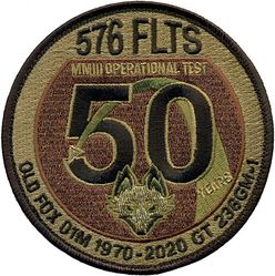 576th Flight Test Squadron (ICBM-Minuteman) GLORY TRIP 236GM-1
Keywords: OCP