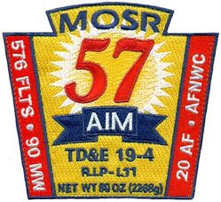 576th Flight Test Squadron (ICBM-Minuteman) 
