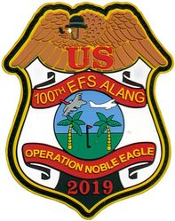 100th Expeditionary Fighter Squadron Operation NOBLE EAGLE 2019
Keywords: PVC