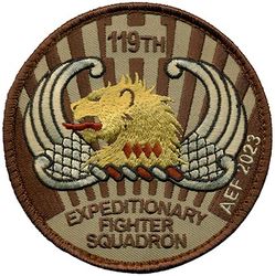 119th Expeditionary Fighter Squadron Air Expeditionary Force 2023

