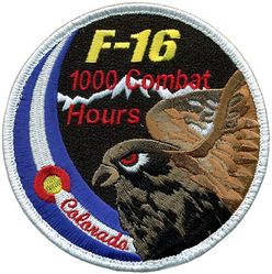 120th Fighter Squadron F-16 1000 Combat Hours
