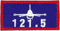 121st Fighter Squadron F-16 Pencil Pocket Tab
