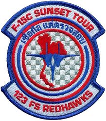 123d Fighter Squadron Exercise ENDURING PARTNERS 2023 
Commanders Patch
