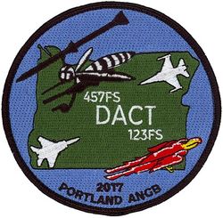 123d Fighter Squadron and 457th Fighter Squadron Dissimilar Air Combat Training 2017

