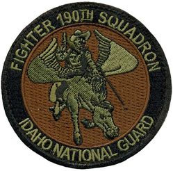 190th Fighter Squadron Morale Operation FREEDOM SENTINEL 2020 
Keywords: OCP