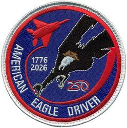 194th Fighter Squadron USA 250th Anniversary F-15 Pilot
