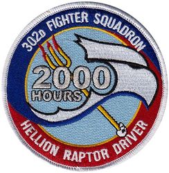 302d Fighter Squadron F-22 Pilot 2000 Hours
