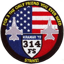 314th Fighter Squadron Miramar Deployment 2017
