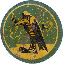 344th Fighter Squadron 
Constituted 344th Fighter Squadron on 2 Oct 1942. Activated on 10 Oct 1942. Inactivated on 15 Aug 1946.

Insignia USA made, painted on multipiece leather. 

Stations. Elmendorf Field, AK, 10 Oct 1942, (detachment at Ft Randall, AK, 12 Nov 1942); Ft Randall, AK, c. 25 Dec 1942; Ft Glenn, AK, 8 Mar-c. 23 May 1943, (detachments at Amchitka, May-Jul 1943, and Attu, c. 12 Jun-Dec 1943); Shemya, 25 Jun 1943-15 Aug 1946.

