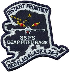 35th Fighter Squadron Exercise RED FLAG ALASKA 2024-01 and DISTANT FRONTIER 2024

