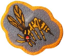 43d Pursuit Squadron, Interceptor
Organized as 43 Provisional Squadron on 13 Jun 1917. Redesignated 43 Aero Squadron on 26 Jun 1917. Demobilized on 17 Apr 1919. Reconstituted and consolidated (1924) with the 43 School Squadron (which was authorized on 10 Jun 1922, organized as the 43 Squadron [School] on 7 Jul 1922, and redesignated 43 School Squadron on 25 Jan 1923). Redesignated 43 Pursuit Squadron on 1 Mar 1935. Inactivated on 1 Sep 1936. Disbanded on 1 Jan 1938. Consolidated (27 Mar 1964, effective 22 Dec 1939) with the 43 Pursuit Squadron (Interceptor) which was constituted on 22 Dec 1939. Activated on 1 Feb 1940. Redesignated: 43 Fighter Squadron on 15 May 1942; 43 Fighter Squadron, Single Engine on 12 Apr 1944; 43 Fighter Squadron, Two Engine on 13 Jan 1945; and 43 Fighter Squadron, Single Engine on 8 Jan 1946. Inactivated on 15 Oct 1946.

Insignia approved on 22 May 1924. US made, chenille embroidery on wool. Correct WW-2 orientation.

Stations. Camp Kelly (later, Kelly Field), TX, 13 Jun 1917; Wilbur Wright Field, OH, 25 Aug 1917; Ellington Field, TX, 18 Dec 1917-17 Feb 1918; South Carlton, England, 16 Mar 1918 (detachments at Hooten Park, Grantham, and Beaulieu, after 14 Aug 1918); Codford, England, 14 Oct 1918; St Maixent, France, 25 Oct 1918; Issoudun, France, 1 Nov 1918; Bordeaux, France, c. 6 Jan-18 Mar 1919; Hazelhurst Field, NY, c. 5-17 Apr 1919. Kelly Field, TX, 7 Jul 1922-1 Sep 1936. Albrook Field, CZ, 1 Feb 1940; La Joya, Panama, 13 Jul 1942; Howard Field, CZ, 9 Feb 1944; Chorrera, Panama, 6 Apr 1944; Howard Field, CZ, 29 Aug 1944; France Field, CZ, 10 Jan 1945-15 Oct 1946.

