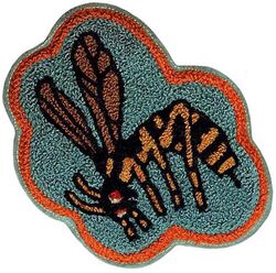 43d Pursuit Squadron, Interceptor
Organized as 43 Provisional Squadron on 13 Jun 1917. Redesignated 43 Aero Squadron on 26 Jun 1917. Demobilized on 17 Apr 1919. Reconstituted and consolidated (1924) with the 43 School Squadron (which was authorized on 10 Jun 1922, organized as the 43 Squadron [School] on 7 Jul 1922, and redesignated 43 School Squadron on 25 Jan 1923). Redesignated 43 Pursuit Squadron on 1 Mar 1935. Inactivated on 1 Sep 1936. Disbanded on 1 Jan 1938. Consolidated (27 Mar 1964, effective 22 Dec 1939) with the 43 Pursuit Squadron (Interceptor) which was constituted on 22 Dec 1939. Activated on 1 Feb 1940. Redesignated: 43 Fighter Squadron on 15 May 1942; 43 Fighter Squadron, Single Engine on 12 Apr 1944; 43 Fighter Squadron, Two Engine on 13 Jan 1945; and 43 Fighter Squadron, Single Engine on 8 Jan 1946. Inactivated on 15 Oct 1946.

Insignia approved on 22 May 1924. US made, chenille embroidery on wool. Correct WW-2 orientation.

Stations. Camp Kelly (later, Kelly Field), TX, 13 Jun 1917; Wilbur Wright Field, OH, 25 Aug 1917; Ellington Field, TX, 18 Dec 1917-17 Feb 1918; South Carlton, England, 16 Mar 1918 (detachments at Hooten Park, Grantham, and Beaulieu, after 14 Aug 1918); Codford, England, 14 Oct 1918; St Maixent, France, 25 Oct 1918; Issoudun, France, 1 Nov 1918; Bordeaux, France, c. 6 Jan-18 Mar 1919; Hazelhurst Field, NY, c. 5-17 Apr 1919. Kelly Field, TX, 7 Jul 1922-1 Sep 1936. Albrook Field, CZ, 1 Feb 1940; La Joya, Panama, 13 Jul 1942; Howard Field, CZ, 9 Feb 1944; Chorrera, Panama, 6 Apr 1944; Howard Field, CZ, 29 Aug 1944; France Field, CZ, 10 Jan 1945-15 Oct 1946.

