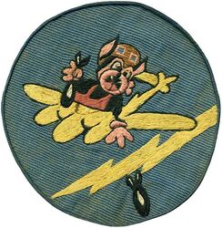 430th Fighter Squadron
Constituted 430th Fighter Squadron on 26 May 1943. Activated on 1 Aug 1943. Inactivated on 7 Dec 1945.

Insignia approved unknown. Belgian embroidery on cotton.

Stations. Glendale, CA, 1 Aug 1943; Van Nuys Metropolitan Aprt, CA, 11 Oct 1943; Oxnard Flight Strip, CA, 3 Jan-6 Feb 1944; Moreton, England, 12 Mar 1944; Neuilly, France, 6 Aug 1944; St Marceau, France, 2 Sep 1944; Peronne, France, 12 Sep 1944; Florennes, Belgium, 2 Oct 1944; Strassfeld, Germany, 30 Mar 1945; Langensalza, Germany, 22 Apr 1945; Nice, France, 15 Jun-28 Nov 1945; Camp Kilmer, NJ, 6-7 Dec 1945.

