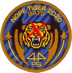 44th Fighter Squadron Exercise COPE TIGER 2020 Morale

