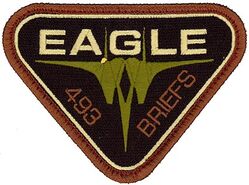 493d Fighter Squadron F-15 Briefs
