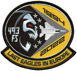 493d Fighter Squadron F-15 1994-2022
