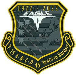 493d Fighter Squadron F-15 45 Years In Europe
