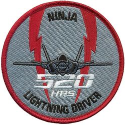 52d Fighter Squadron F-35 Pilot 520 Hours
