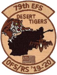 79th Expeditionary Fighter Squadron Operation FREEDOM'S SENTINEL and RESOLUTE SUPPORT 2019-2020
Keywords: desert