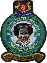 80th Fighter Squadron COMMANDO SLING 2016-3
