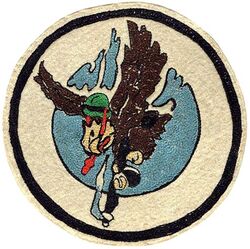 2d Fighter Reconnaissance Squadron and 2d Fighter Squadron, Commando
Constituted 2d Fighter Reconnaissance Squadron on 11 Apr 1944. Activated on 20 Apr 1944. Redesignated 2d Fighter Squadron (Commando) on 2 Jun 1944. Inactivated on 12 Nov 1945. Disbanded on 8 Oct 1948.

Insignia approved on 3 Aug 1945. US made, chain stitched on wool.  

Stations. Lakeland AAFld, FL, 20 Apr 1944; Cross City AAFld, FL, 9 Jun 1944; Alachua AAFld, FL, 21 Jun 1944; Drew Field, FL, 17 Aug 1944; Lakeland AAFld, FL, 22 Aug-23 Oct 1944; Kalaikunda, India, 15 Dec 1944; Cox’s Bazar, India, 13 Feb 1945; Kalaikunda, India, 14 May-22 Oct 1945; Camp Kilmer, NJ, 11-12 Nov 1945.


