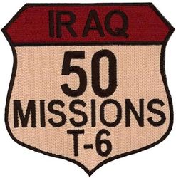 52d Expeditionary Flying Training Squadron 50 Missions T-6 Iraq
Keywords: desert