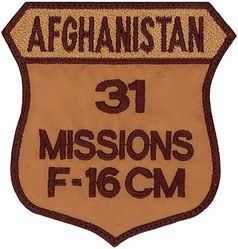 31st Fighter Wing F-16CM 100 Missions Afghanistan
Keywords: Desert