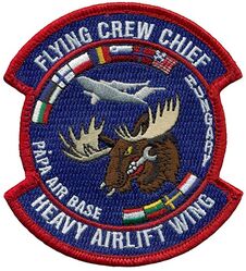 Heavy Airlift Wing Flying Crew Chief
The Heavy Airlift Wing is an international military airlift organization. It was officially activated on 27 July 2009 as part of the Strategic Airlift Capability program, which purchased and operates three C-17 Globemaster III aircraft that fly under the national markings of Hungary. USAF personnel make up a large portion of this unit. Bulgaria, Estonia, Finland, Hungary, Lithuania, The Netherlands, Norway, Poland, Romania, Slovenia, and Sweden are the other participating countries.
Keywords: PVC