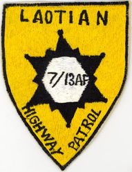 7th Air Force and 13th Air Force Laotian Highway Patrol
