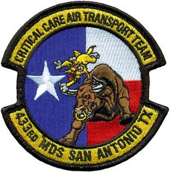 433d Medical Squadron Critical Care Air Transport Team 
Keywords: OCP