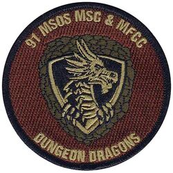 91st Missile Security Operations Squadron Medical Service Corps and Mission Flight Control Center
Keywords: OCP