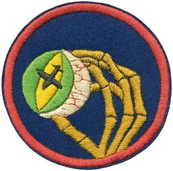 426th Night Fighter Squadron
Constituted 426th Night Fighter Squadron on 8 Dec 1943. Activated on 1 Jan 1944. Inactivated on 5 Nov 1945.

Douglas P-70 Havoc, 1944
Northrop P-61 Black Widow, 1944-1945

Emblem. Approved on 8 Jun 1944. Indian made, embroidery on wool.

Stations. Hammer Field, CA, 1 Jan 1944; Delano AAFld, CA, 31 Mar-15 Jun 1944; Madhaiganj, India, c. 9 Aug 1944; Chengtu, China, 5 Nov 1944 (detachments operated from Kunming, China, Nov-25 Dec 1944; Hsian, China, 27 Nov 1944-17 Aug 1945); Shwangliu, China, Mar 1945 (detachments operated from Liangshan, China, Apr-1-Aug 1945; Ankang, China, Apr-21 Aug 1945); India, Sep-Oct 1945; Camp Kilmer, NJ, 3-5 Nov 1945.

