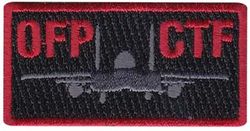 Operational Flight Program Combined Test Force F-15E Pencil Pocket Tab
The OFP CTF is a squadron-level organization that reports to both the 46th Test Wing and 53rd Wing for respective DT and OT management.
