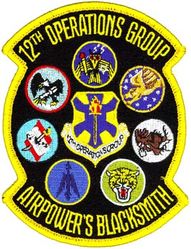 12th Operations Group Gaggle
Gaggle: 12th Operations Support Squadron, 99th Flying Training Squadron, 559th Flying Training Squadron, 560th Flying Training Squadron, 562d Flying Training Squadron, 563d Flying Training Squadron, 435th Flying Training Squadron & 12th Flying Training Wing. 
