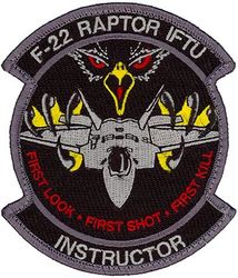 325th Operations Support Squadron F-22 Raptor Intelligence Formal Training Unit Instructor
