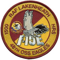 48th Operations Support Squadron F-15E Pilot 1500 Hours
