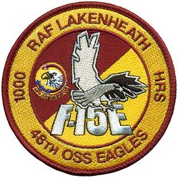48th Operations Support Squadron F-15E Pilot 1000 Hours
