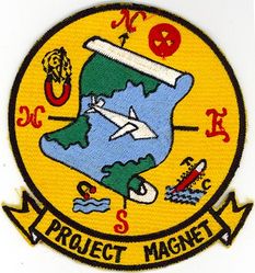 Air Development Squadron 8 (VX-8) & Oceanographic Development Squadron 8 (VXN-8) PROJECT MAGNET
Established as Oceanographic Airborne Survey Unit (OASU) on 1 Jul 1965. Redesignated Air Development Squadron EIGHT (VX-8) on 1 Jul 1967; Oceanographic Development Squadron EIGHT (VXN-8) on 1 Jan 1969. Disestablished on 1 Oct 1993.

PROJECT MAGNET was the USN's long-running program of atmospheric and magnetic field research. 

From 1951-1993, under its Project Magnet program, continuously collected vector aeromagnetic survey data to support the U.S. Geospatial-Intelligence Mapping Agency (formerly NIMA) world magnetic modeling and charting program, to include low altitude, high density individual track line surveys, high altitude vector data and regional magnetic anomaly grids. 

Initially, missions were flown by P2V Neptune of Airborne Early Warning Training Unit (AEWTULANT), followed by R5D Skymaster and, in 1958, WV-2 Warning Star aircraft, which belonged to Fleet Aircraft Service Squadron 102 (FASRON-102) at NAS Norfolk, VA. 

The specially configured “Super Connies” designed specifically for Project Magnet had a Vector Airborne Magnetometer (VAM) to measure the direction and intensity of the earth's magnetic field and an Airborne Neutron Monitor to provide continuous recordings of cosmic ray intensity. In 1962 the specially configured WV-2 were redesignated NC-121K. In 1972-73, the NC-121Ks were replaced by one specially built RP-3D Orion aircraft. 

The Project Magnet mission ended in late 1993 with the closure of VXN-8.

