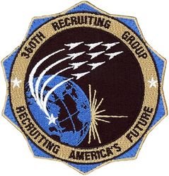 360th Recruiting Group
360th Recruiting Group, is the U.S. Air Force headquarters directing the recruiting activities of nine recruiting squadrons, 311th RCS, 313th RCS, 314th RCS, 317th RCS, 318th RCS, 319th RCS, 337th RCS, 338th RCS and 339th RCS.
