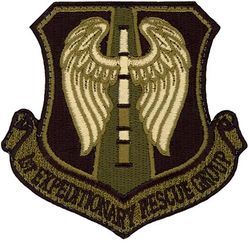 1st Expeditionary Rescue Group
Constituted as 1 Emergency Rescue Squadron on 25 Nov 1943.  Activated on 1 Dec 1943.  Inactivated on 4 Jun 1946.  Redesignated as1 Rescue Squadron on 26 Sep 1946.  Activated on 1 Nov 1946.  Redesignated as: 1 Air Rescue Squadron on 20 Aug 1950; 1 Air Rescue Group on 14 Nov 1952.  Inactivated on 8 Dec 1956.  Redesignated as 1 Rescue Group on 31 Mar 1995.  Activated on 14 Jun 1995.  Inactivated on 30 Sep 1997.  Redesignated as 1 Expeditionary Rescue Group, converted to provisional status, and assigned to Air Combat Command to activate or inactivate at any time on or after 9 Jun 2015.
Emblem approved on 23 Jan 1951.

Keywords: OCP
