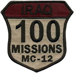 362d Expeditionary Reconnaissance Squadron MC-12 100 Missions Iraq
Keywords: Desert