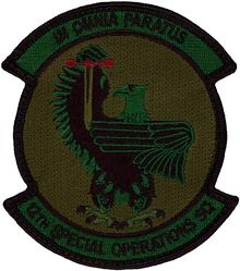 12th Special Operations Squadron
Translation: IN OMNIA PARATUS = Prepared for All Things
Keywords: subdued