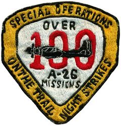 609th Special Operations Squadron A-26 100 Missions

