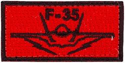 56th Training Squadron F-35 Pencil Pocket Tab
