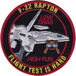773d Test Squadron F-22 Low Drag Test 
