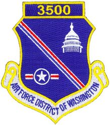 Air Force District of Washington 3500 Flight Hours

